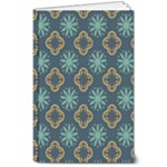 Flowers Pattern Design Abstract 8  x 10  Softcover Notebook