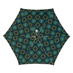 Flowers Pattern Design Abstract Automatic Folding Umbrella with Case (Small) from ArtsNow.com