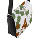 Flap Closure Messenger Bag (L) 