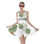 Nasturtium Flowers Plant Leaves Skater Dress