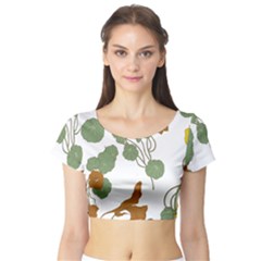 Short Sleeve Crop Top 