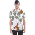 Nasturtium Flowers Plant Leaves Men s Sport Mesh T-Shirt