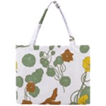 Nasturtium Flowers Plant Leaves Mini Tote Bag