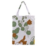 Nasturtium Flowers Plant Leaves Classic Tote Bag