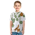 Nasturtium Flowers Plant Leaves Kids  Sport Mesh T-Shirt