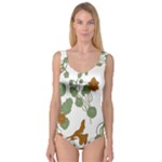 Nasturtium Flowers Plant Leaves Princess Tank Leotard 