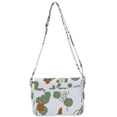 Shoulder Bag with Back Zipper 