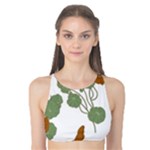 Nasturtium Flowers Plant Leaves Tank Bikini Top