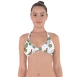 Nasturtium Flowers Plant Leaves Halter Neck Bikini Top