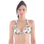 Nasturtium Flowers Plant Leaves Plunge Bikini Top