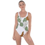 Nasturtium Flowers Plant Leaves Bring Sexy Back Swimsuit