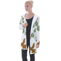 Longline Hooded Cardigan 