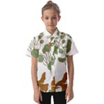 Nasturtium Flowers Plant Leaves Kids  Short Sleeve Shirt