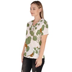 Women s V-Neck Scrub Top 