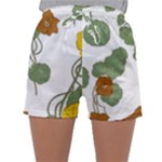 Nasturtium Flowers Plant Leaves Sleepwear Shorts