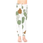 Nasturtium Flowers Plant Leaves Kids  Leggings