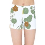 Nasturtium Flowers Plant Leaves Kids  Sports Shorts