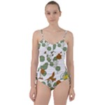 Nasturtium Flowers Plant Leaves Sweetheart Tankini Set