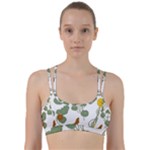 Nasturtium Flowers Plant Leaves Line Them Up Sports Bra