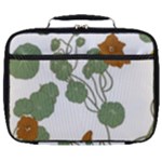 Nasturtium Flowers Plant Leaves Full Print Lunch Bag