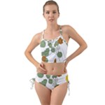 Nasturtium Flowers Plant Leaves Mini Tank Bikini Set