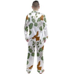 Men s Long Sleeve Satin Pajamas Set 