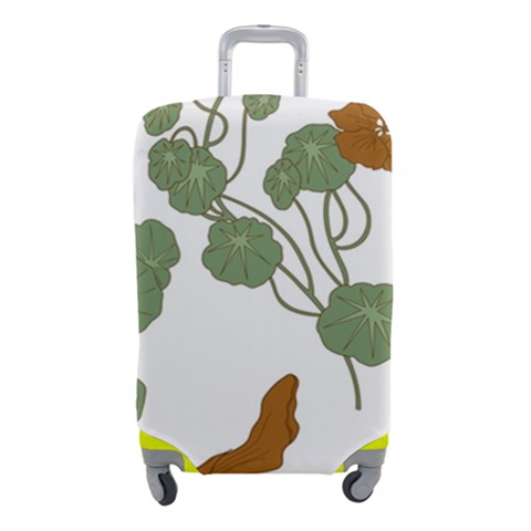 Nasturtium Flowers Plant Leaves Luggage Cover (Small) from ArtsNow.com