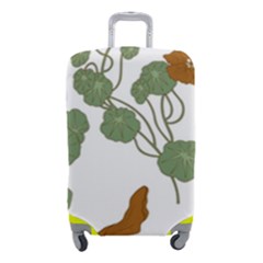 Nasturtium Flowers Plant Leaves Luggage Cover (Small) from ArtsNow.com