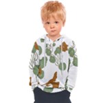 Nasturtium Flowers Plant Leaves Kids  Overhead Hoodie