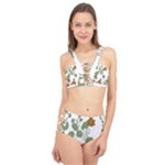 Nasturtium Flowers Plant Leaves Cage Up Bikini Set