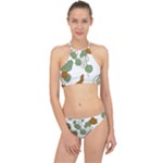 Nasturtium Flowers Plant Leaves Halter Bikini Set