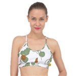 Nasturtium Flowers Plant Leaves Basic Training Sports Bra