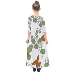 Kids  Quarter Sleeve Maxi Dress 