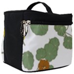 Nasturtium Flowers Plant Leaves Make Up Travel Bag (Big)