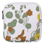 Nasturtium Flowers Plant Leaves Mini Square Pouch