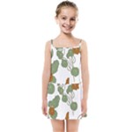 Nasturtium Flowers Plant Leaves Kids  Summer Sun Dress