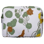 Nasturtium Flowers Plant Leaves Make Up Pouch (Large)