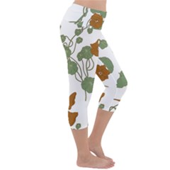 Lightweight Velour Capri Yoga Leggings 