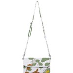 Nasturtium Flowers Plant Leaves Mini Crossbody Handbag