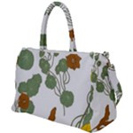 Nasturtium Flowers Plant Leaves Duffel Travel Bag