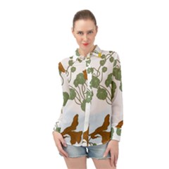 Long Sleeve Chiffon Shirt 