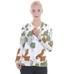 Nasturtium Flowers Plant Leaves Casual Zip Up Jacket