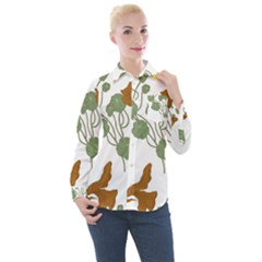 Women s Long Sleeve Pocket Shirt 