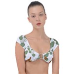 Nasturtium Flowers Plant Leaves Cap Sleeve Ring Bikini Top