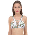 Nasturtium Flowers Plant Leaves Cage Up Bikini Top