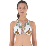 Nasturtium Flowers Plant Leaves Perfectly Cut Out Bikini Top