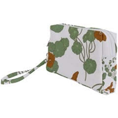 Nasturtium Flowers Plant Leaves Wristlet Pouch Bag (Small) from ArtsNow.com