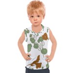 Nasturtium Flowers Plant Leaves Kids  Sport Tank Top