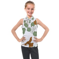 Kids  Sleeveless Polo T-Shirt 