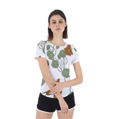 Back Cut Out Sport T-Shirt 